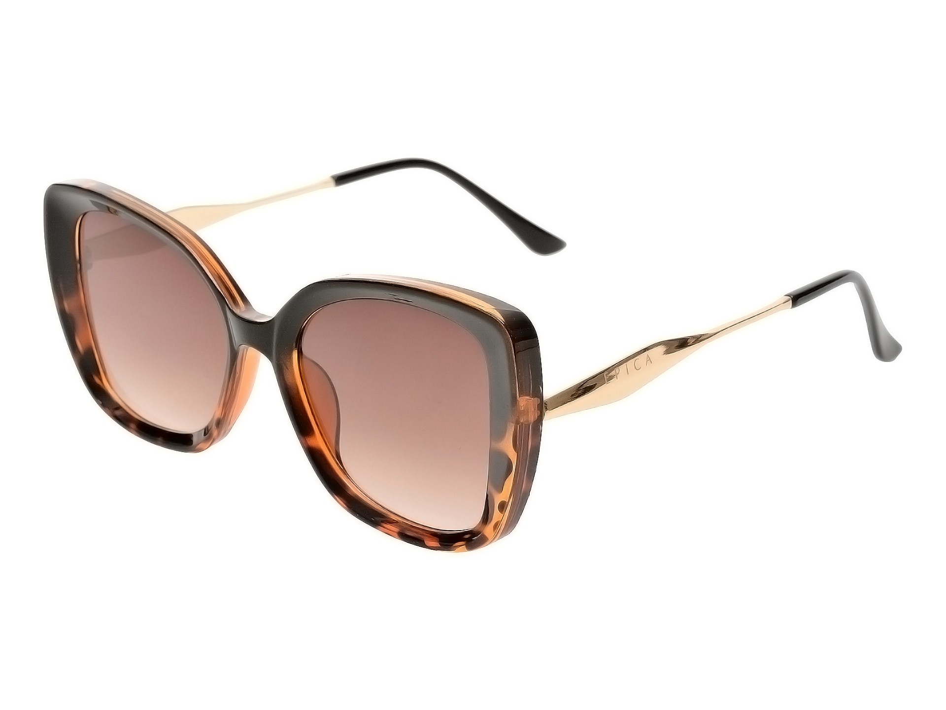 Reducere 50% - Ochelari de soare EPICA maro, 312466, din pvc 1 Ochelari de soare EPICA maro