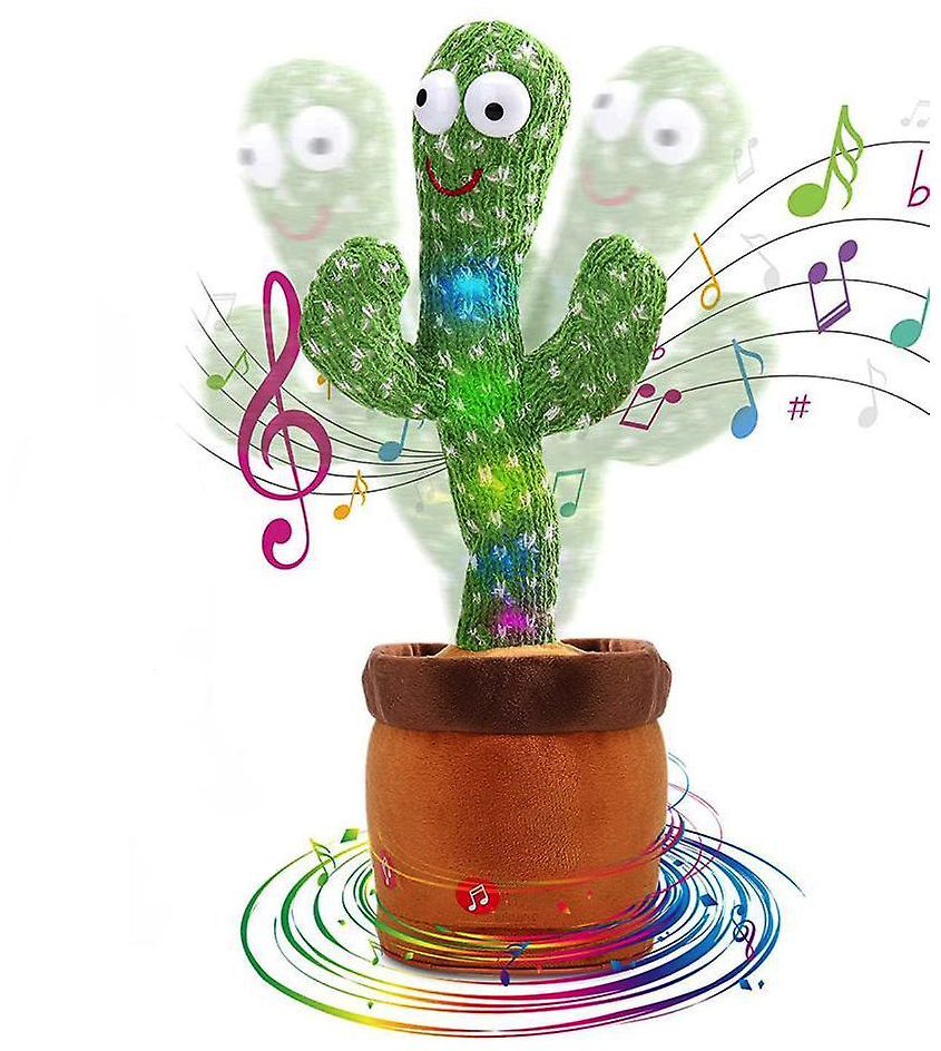Reducere 77% - CACTUS dansator si vorbitor de plus cu LED-uri Colorate / Jucarie interactiva 1 CACTUS dansator si vorbitor de plus cu LED-uri Colorate / Jucarie interactiva