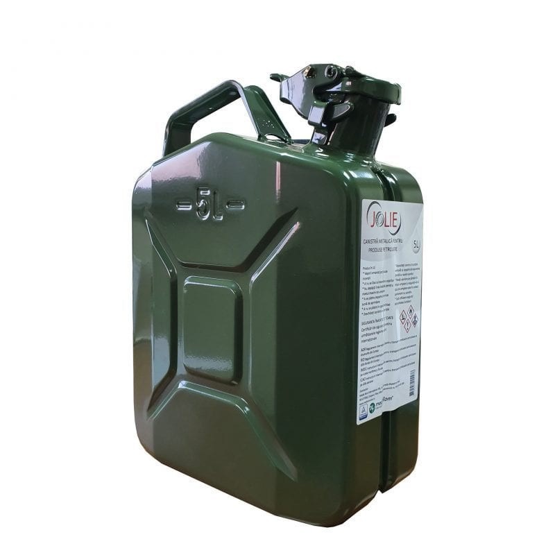 Reducere 14% - Canistra pentru Produse Petroliere din Metal, 5 l, Jolie 1 Canistra pentru Produse Petroliere din Metal