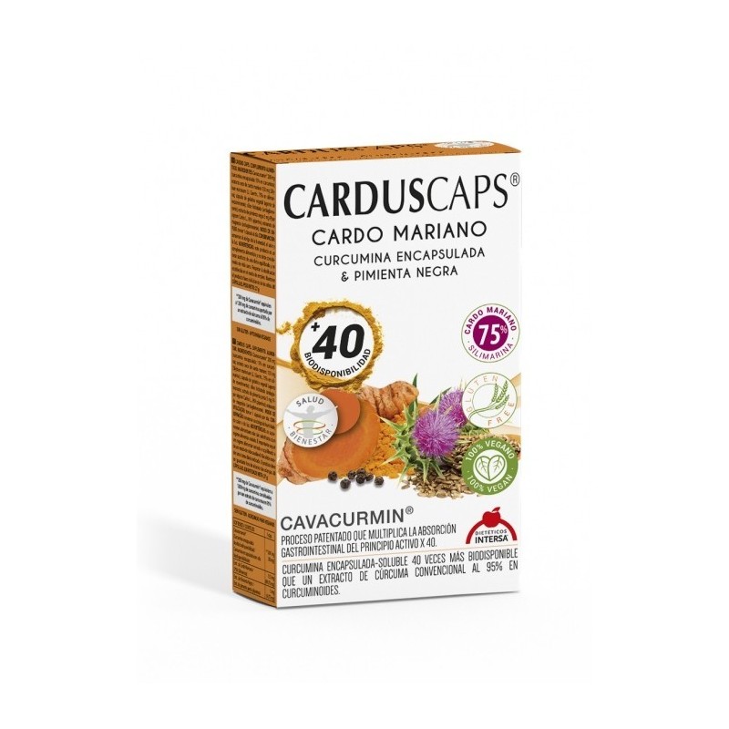 Reducere 14% - Capsule cu Armurariu, Curcuma si Piper Negru, 60 Capsule Carduscaps 1 Capsule cu Armurariu