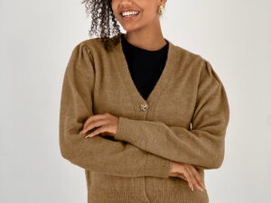Cardigan cu decolteu in V