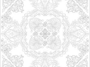 Carton panzat pre-desenat Mandala Art Therapy Phoenix