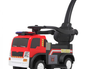 Masinuta electrica  camion cu maner 3 in 1 Kinderauto FireTruck 30W 6V