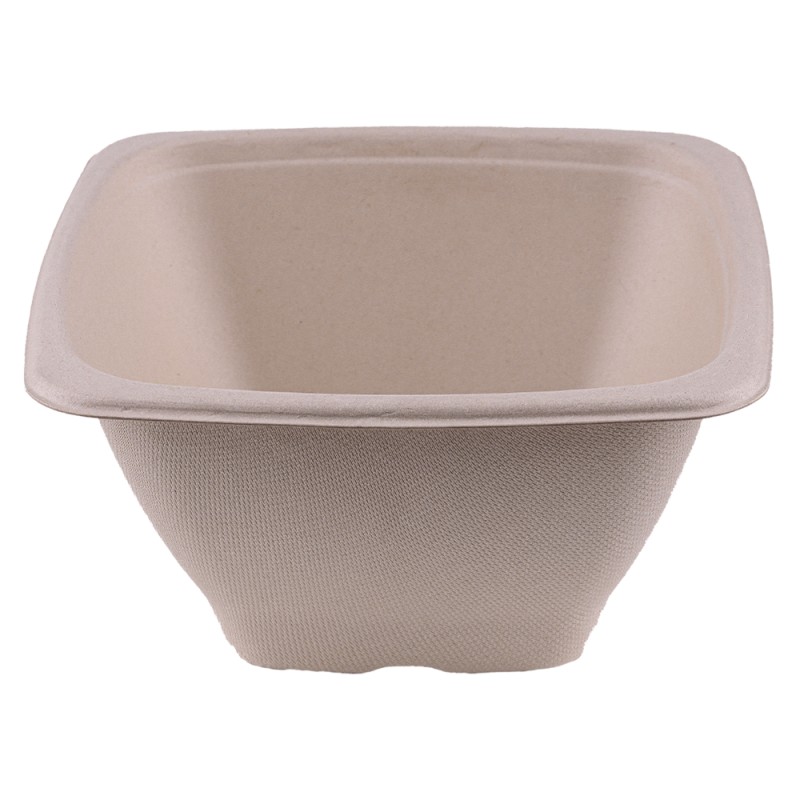 Reducere 14% - Caserole Trestie de Zahar Patrate Natur 18 x18 cm 1250 ml, 75 Bucati 1 Caserole Trestie de Zahar Patrate Natur 18 x18 cm 1250 ml