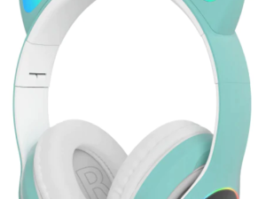 Casti wireless VZV-23M cu urechi de Pisica bluetooth 5.0 Verde