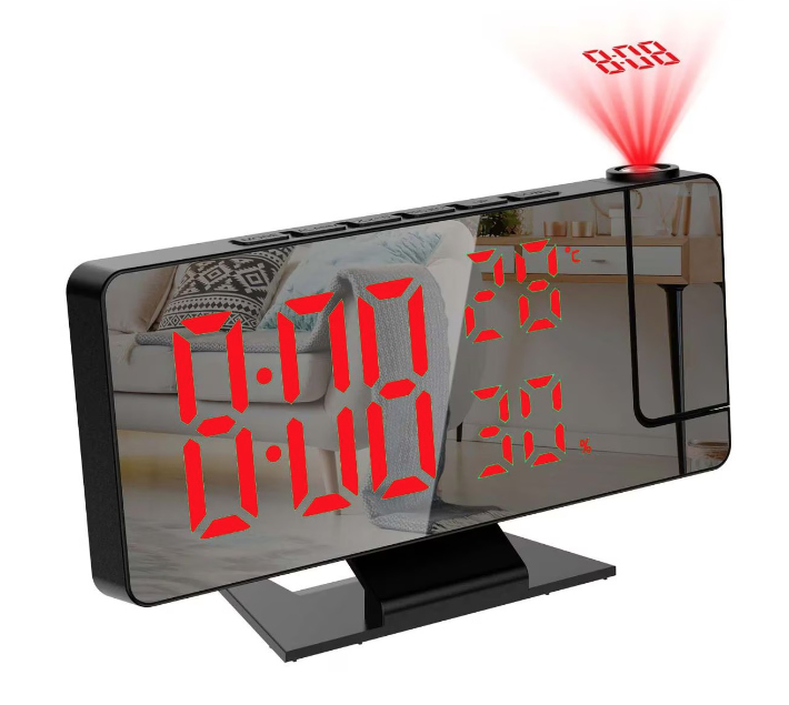 Reducere 56% – Ceas de masa DS 3718LW afisaj si proiectie efect oglinda alarma temperatura umiditate 1 Ceas de masa DS 3718LW afisaj si proiectie efect oglinda alarma temperatura umiditate