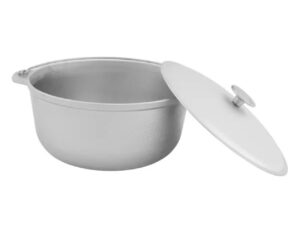 Ceaun tuci aluminiu alimentar cu capac