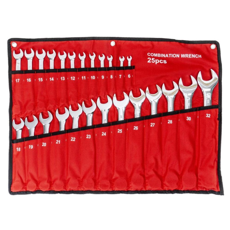 Reducere 14% - Chei Combinate, 6-32 mm, 25 Bucati 1 Chei Combinate