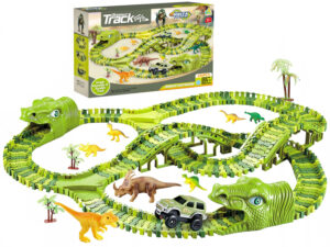Circuit masinute dinosaur park 240 segmente pista configurabila