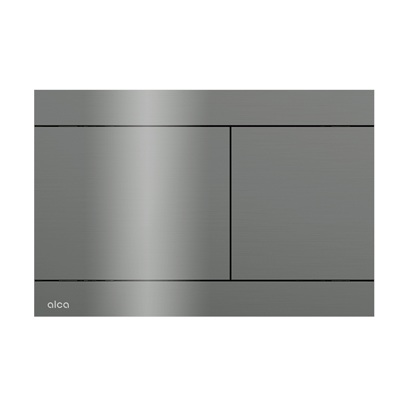 Reducere 24% - Clapeta de actionare, Alcadrain, Fun, cu doua volume, gun metal lucios 1 Clapeta de actionare
