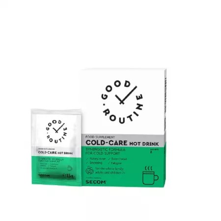 Reducere 40% - Cold-Care Hot Drink, 8 plicuri, Good Routine 1 Cold-Care Hot Drink