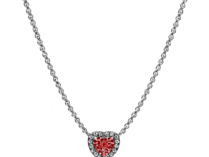 Colier Red Heart Silver cu Argint