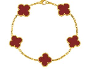 Bratara Van Luxy Burgundy Gold