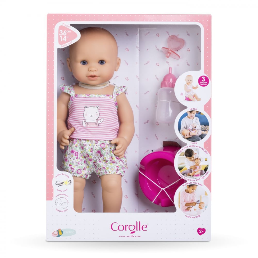 Reducere 46% - COROLLE MGP BEBELUSUL EMMA CU ACCESORII 36CM 1 COROLLE MGP BEBELUSUL EMMA CU ACCESORII 36CM