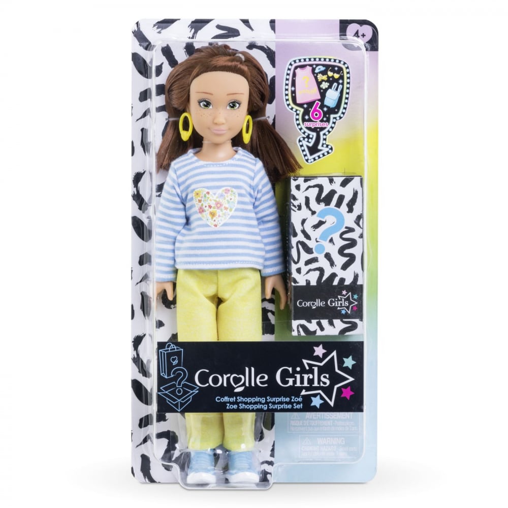 Reducere 46% - COROLLE SET CUMPARATURI SURPRIZA PAPUSA ZOE 28CM 1 COROLLE SET CUMPARATURI SURPRIZA PAPUSA ZOE 28CM