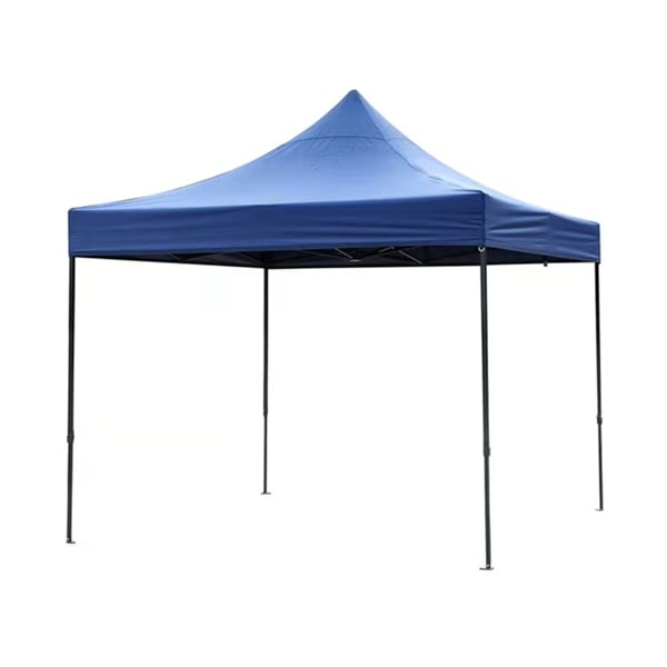 Reducere 40% - Cort pavilion pliabil, 3x3 m, cadru metal cu panza impermeabila pentru Curte, Gradina, Evenimente, Albastru 1 Cort pavilion pliabil