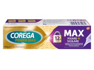 Crema Adeziva pentru Proteza Dentara Corega Max Sigilare