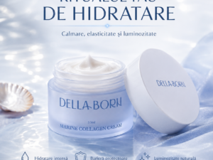 DELLA BORN – Cremă de Față Coreeană cu Colagen Marin 50ml | Anti-Rid
