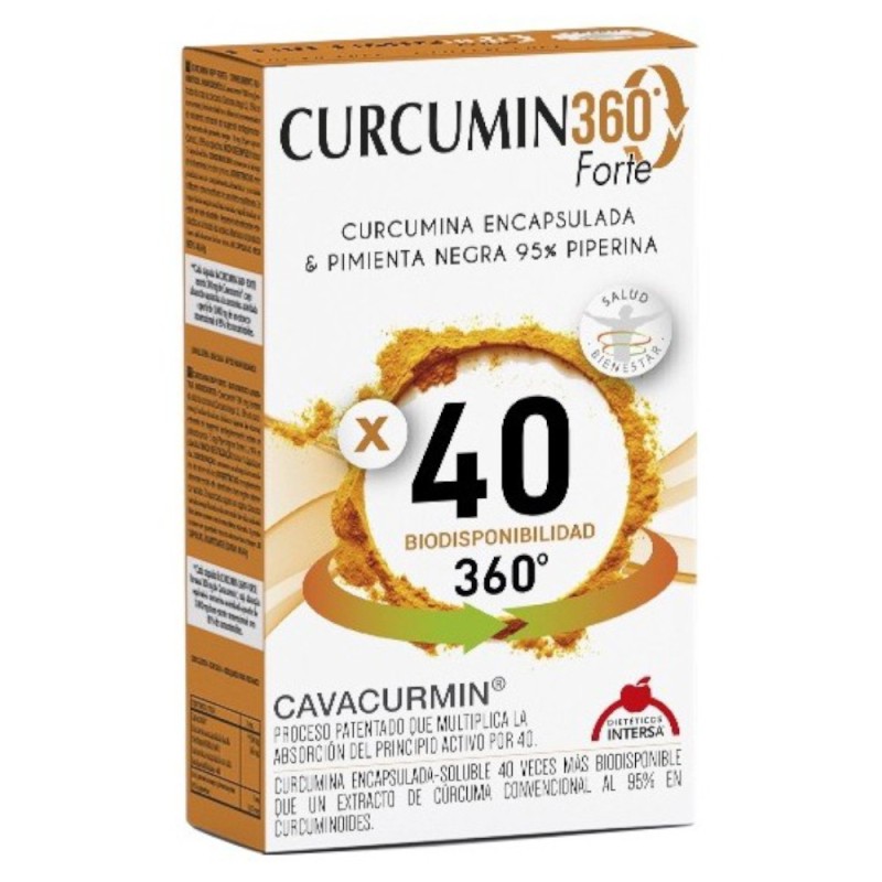 Reducere 14% - Curcumin - 360 Forte, 60 Capsule Cavacurmin Dieteticos Intersa 1 Curcumin - 360 Forte
