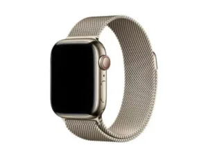 Curea Ceas Apple Watch Milanese Old Gold Metalica