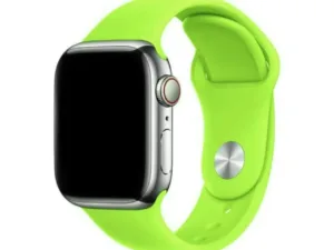 Curea Ceas Apple Watch Silicon Crazy Green