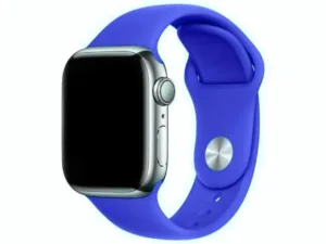 Curea Ceas Apple Watch Silicon Flash Blue