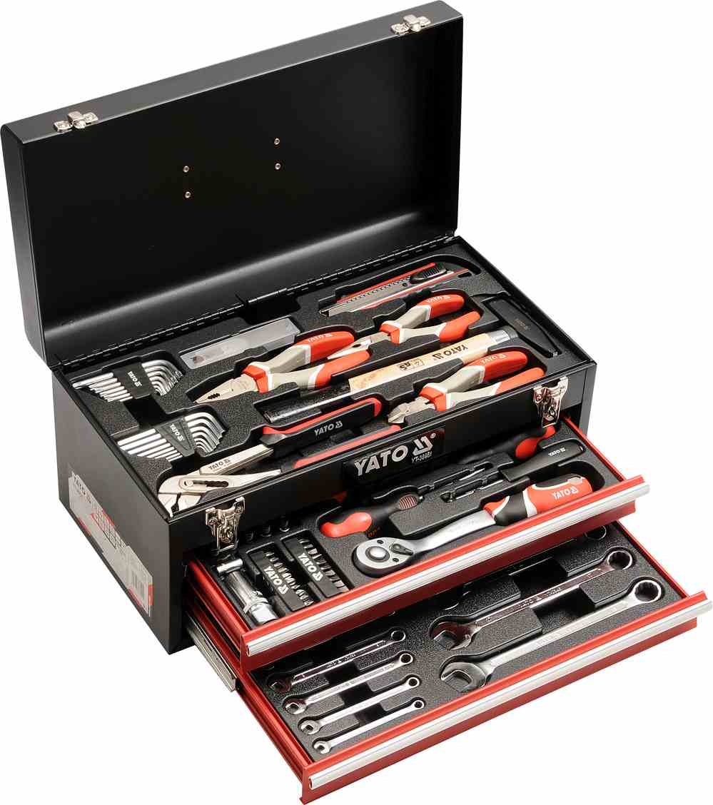 Reducere 23% - Cutie Scule Din Metal, 80 Piese 1 Cutie Scule Din Metal