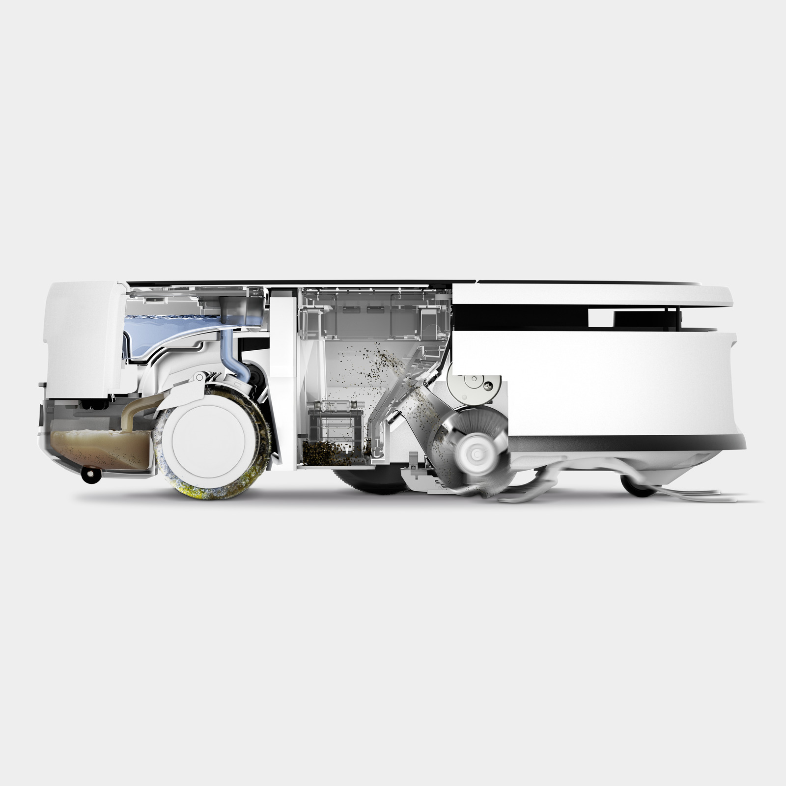 Reducere 20% - Aspirator robot cu spălare cu rolă RVF 7 Comfort Extra 1 Aspirator robot cu spălare cu rolă RVF 7 Comfort Extra