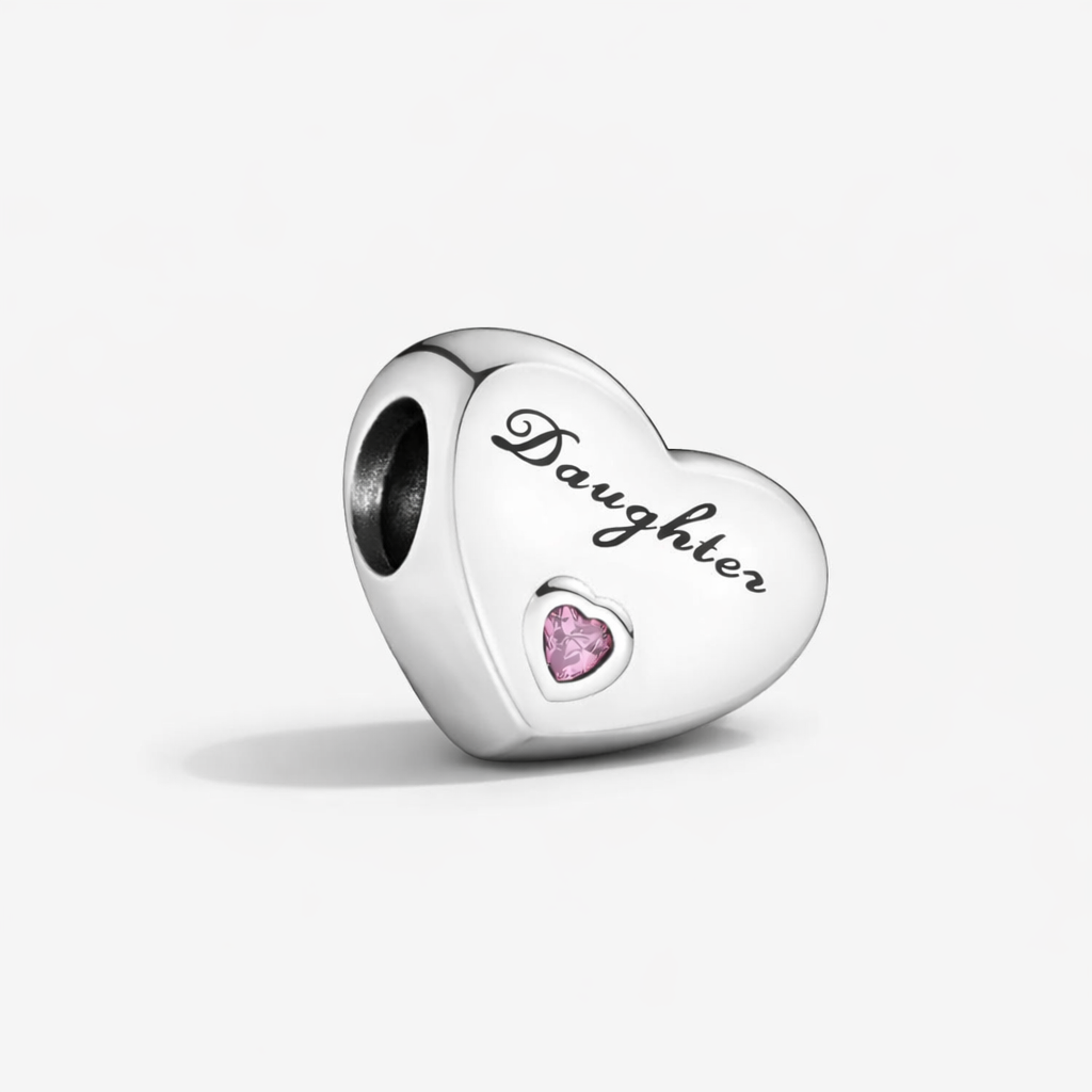 Reducere 48% - Talisman Inimioară „Daughter” Cu Argint 1 Talisman Inimioară „Daughter” Cu Argint