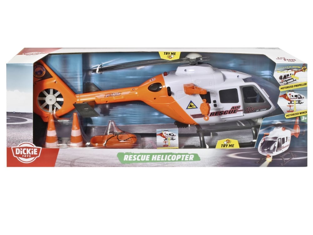 Reducere 46% - DICKIE ELICOPTER DE SALVARE MOTORIZAT CU ACCESORII 64CM 1 DICKIE ELICOPTER DE SALVARE MOTORIZAT CU ACCESORII 64CM