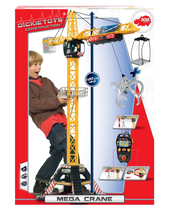 Reducere 46% – Dickie Macara Mega Crane 120cm cu Telecomanda 1 Dickie Macara Mega Crane 120cm cu Telecomanda