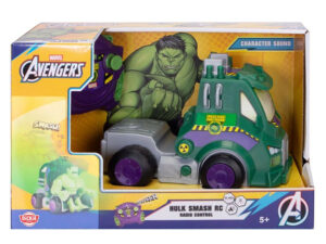 DICKIE TOYS MARVEL RAZBUNATORII MASINA RC CU TELECOMANDA 2.4GHz HULK SMASH CU SUNETE SCARA 1 LA 24