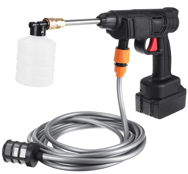 Dispozitiv electric de spalat cu presiune 48V cu 2 acumulatori