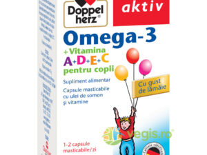 Omega-3 cu Vitaminele A+D+E+C pentru Copii Aktiv 30cps masticabile