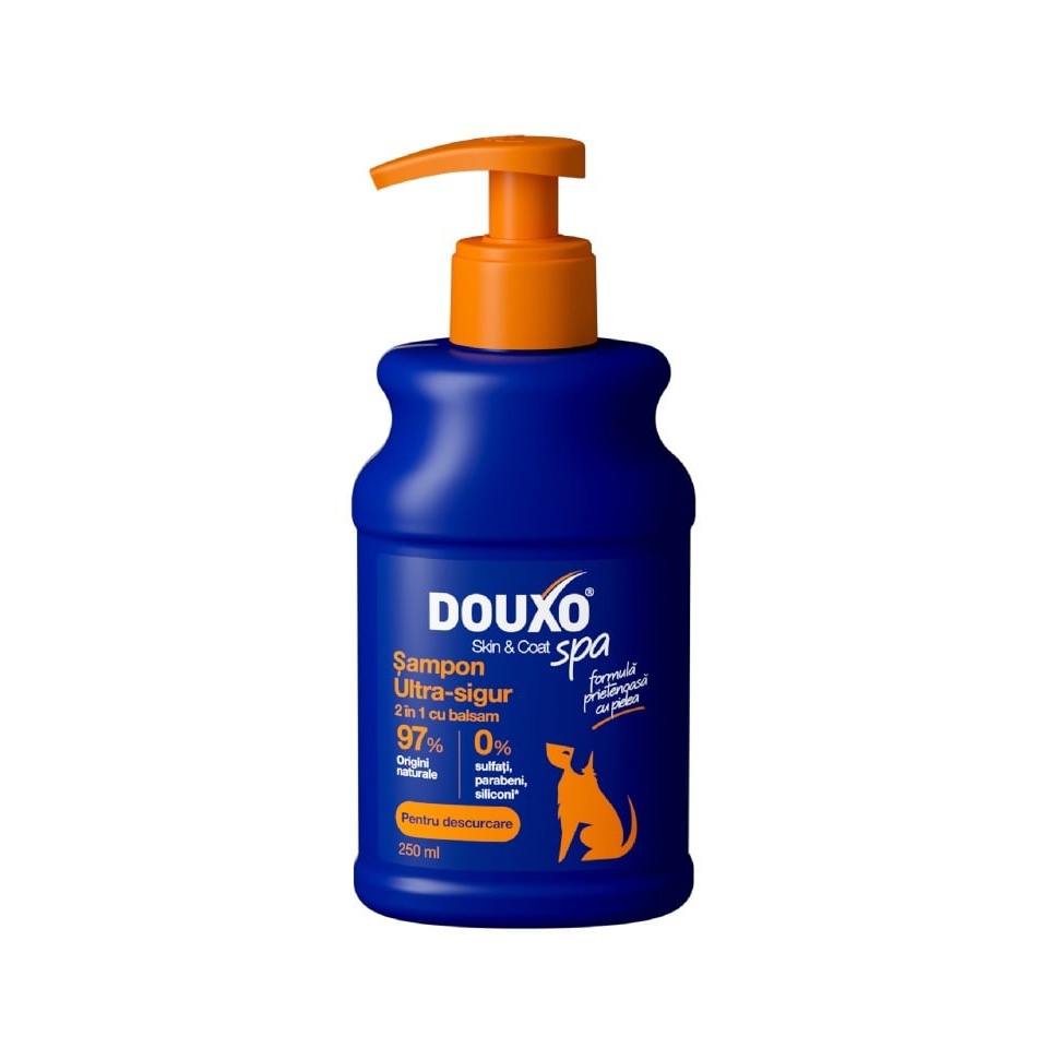 Reducere 21% - Douxo Spa 2 in 1 Sampon & Balsam Caine, 250 ml 1 Douxo Spa 2 in 1 Sampon & Balsam Caine