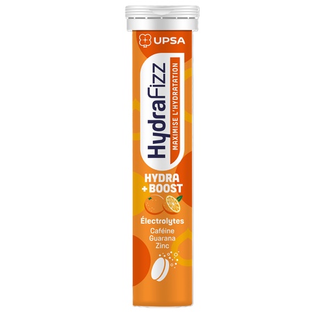 Reducere 6% - Electroliți cu aromă de portocale Hydra Boost Hydrafizz, 16 comprimate efervescente, UPSA 1 Electroliți cu aromă de portocale Hydra Boost Hydrafizz