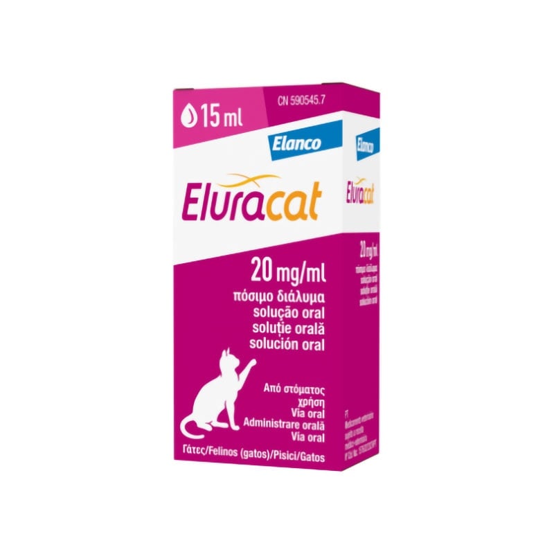 Reducere 14% - Eluracat 20mg/ml, 15ml solutie orala pisica 1 Eluracat 20mg/ml