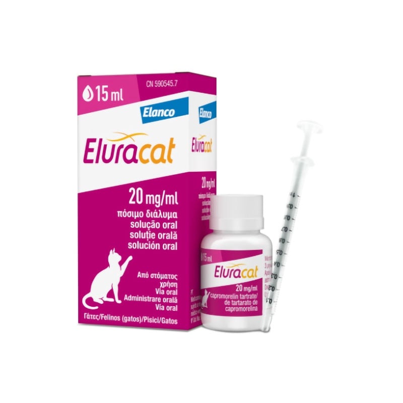 Reducere 14% - Eluracat 20mg/ml, 15ml solutie orala pisica 2 15ml solutie orala pisica