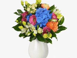 Buchet de flori - Nuante de albastru