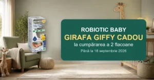 ZephyrLabs: Girafa Giffy cadou la două flacoane Robiotic Baby 5 ZephyrLabs: Girafa Giffy cadou la două flacoane Robiotic Baby