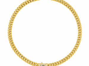 Colier Monaco 8mm Placat cu Aur