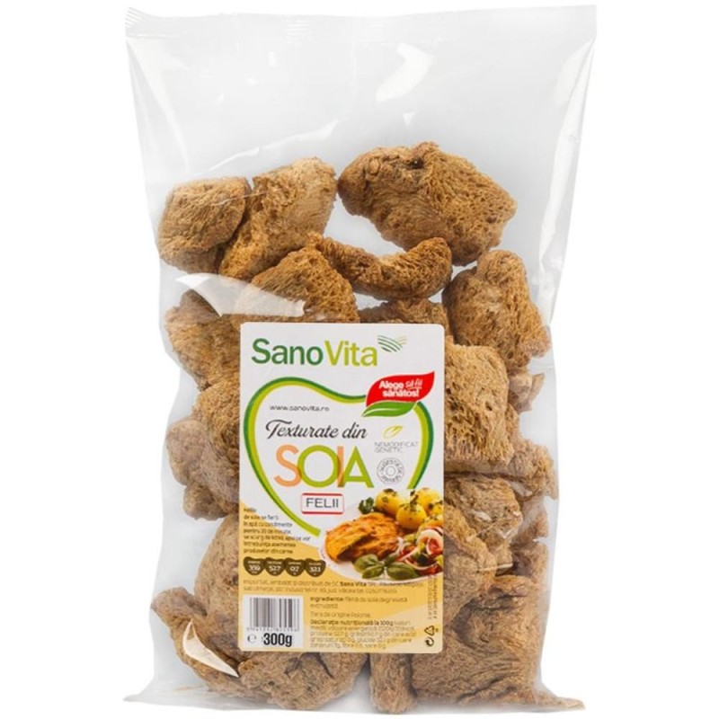 Reducere 14% - Felii de Soia, Sanovita, 300 g 1 Felii de Soia