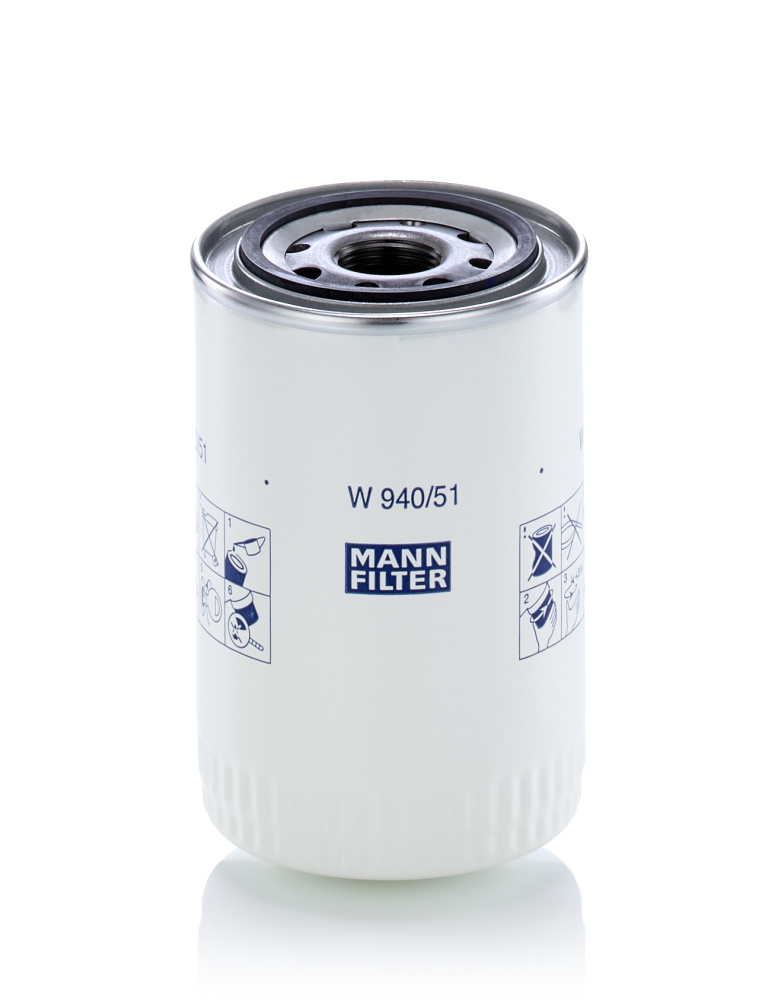 Reducere 17% - Filtru sistem hidraulic primar Mann-Filter W 940 51 1 Filtru sistem hidraulic primar Mann-Filter W 940 51