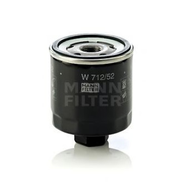 Reducere 23% - Filtru ulei Mann-Filter W 712 52 1 Filtru ulei Mann-Filter W 712 52