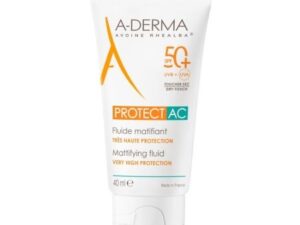 Fluid matifiant pentru protectie solara ADerma Protect AC SPF 50+