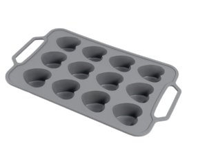 Forma silicon pentru copt prajituri briose model inima