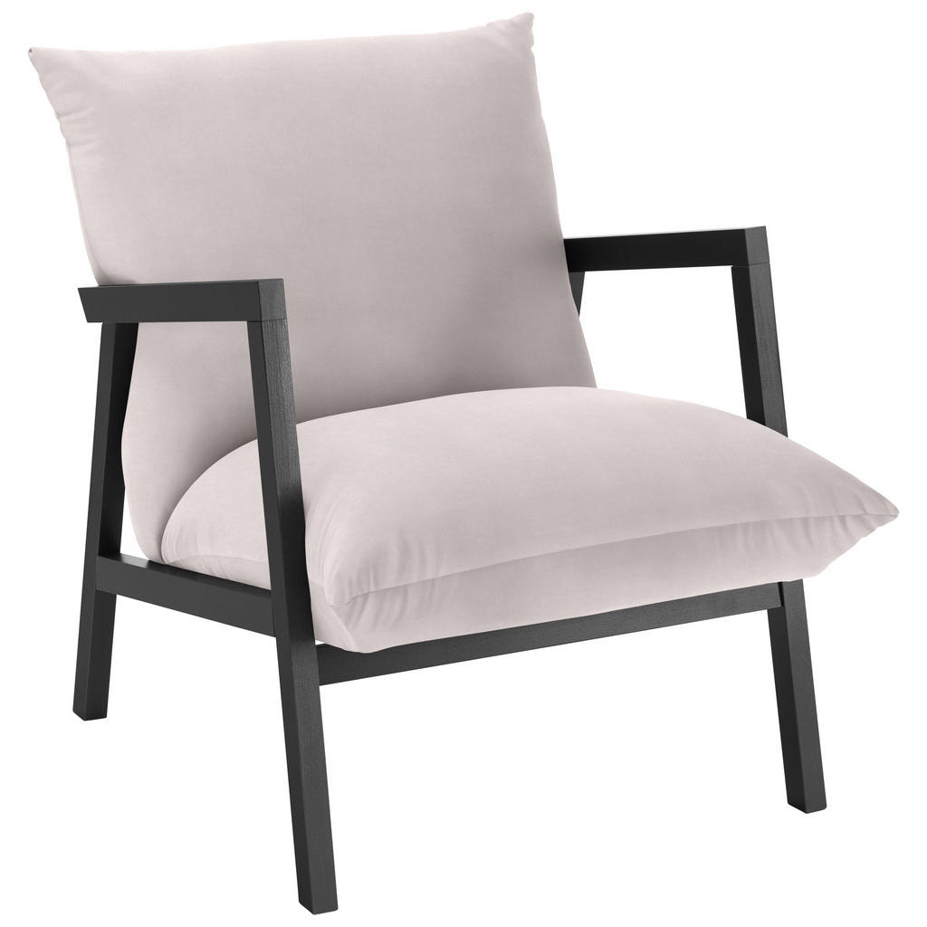 Reducere 51% - Fotoliu din textil, gri deschis 1 Fotoliu din textil