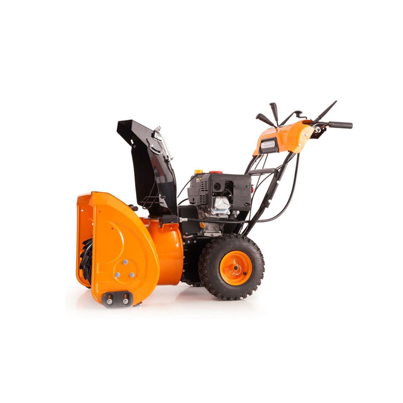 Reducere 20% - Freza de zapada pe benzina Ruris Himalaya 602, 7 CP, latime lucru 66 cm, distanta aruncare zapada 11 m 2 7 CP