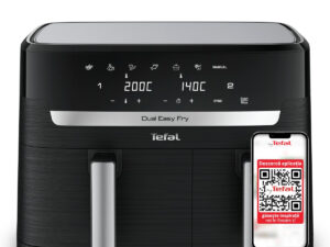 Friteuza cu aer cald Tefal Dual Easy Fry EY901810