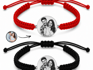 Set 2 Bratari Cuplu Personalizate cu Argint